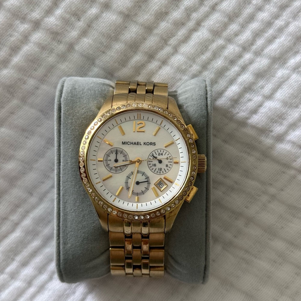 Michael Kors Gold Diamond Watch